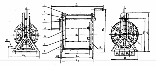 CBT 3468-1992 Marine Steel Wire Rope Reel Type B 1.png